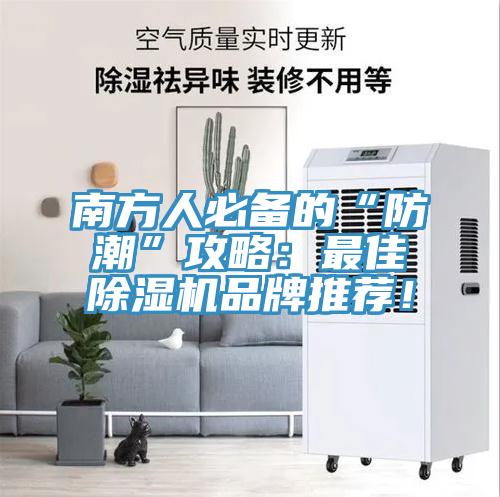 南方人必備的“防潮”攻略：最佳除濕機品牌推薦！
