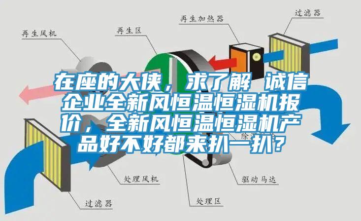 在座的大俠，求了解 誠(chéng)信企業(yè)全新風(fēng)恒溫恒濕機(jī)報(bào)價(jià)，全新風(fēng)恒溫恒濕機(jī)產(chǎn)品好不好都來(lái)扒一扒？