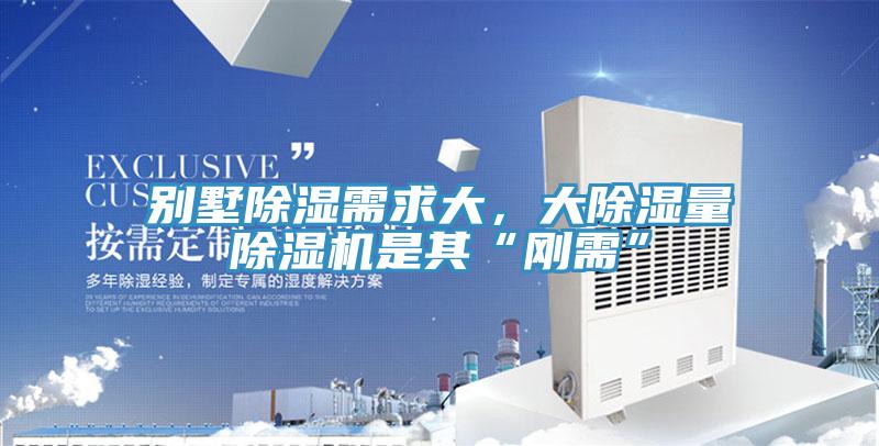 別墅除濕需求大，大除濕量除濕機是其“剛需”