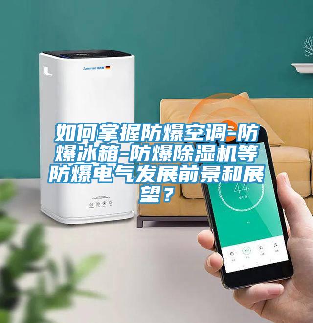 如何掌握防爆空調(diào)-防爆冰箱-防爆除濕機(jī)等防爆電氣發(fā)展前景和展望？