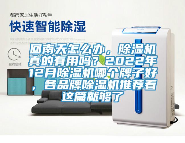 回南天怎么辦，除濕機(jī)真的有用嗎？2022年12月除濕機(jī)哪個牌子好，各品牌除濕機(jī)推薦看這篇就夠了