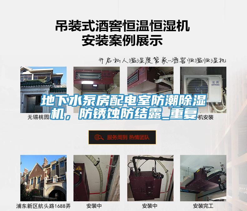 地下水泵房配電室防潮除濕機(jī)，防銹蝕防結(jié)露_重復(fù)