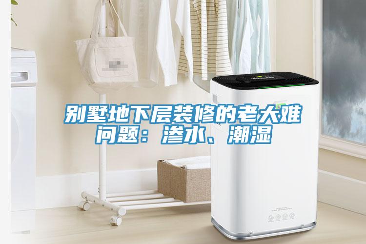 別墅地下層裝修的老大難問題：滲水、潮濕