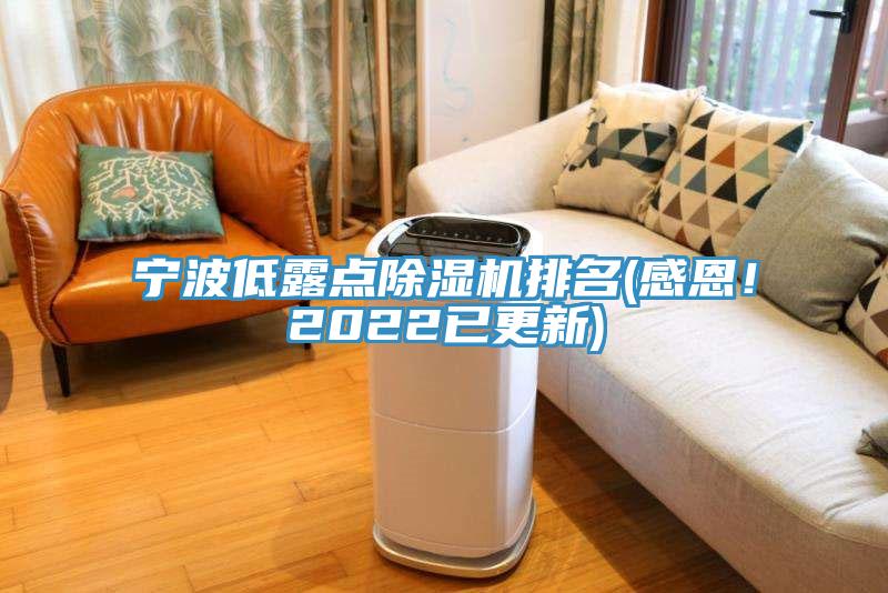 寧波低露點(diǎn)除濕機(jī)排名(感恩！2022已更新)
