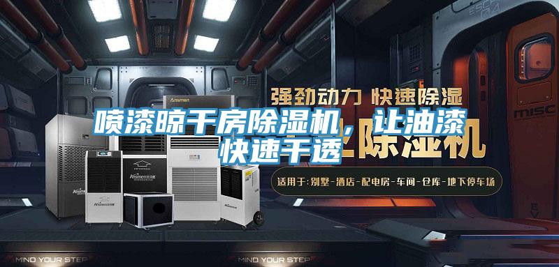 噴漆晾干房除濕機(jī)，讓油漆快速干透