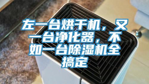左一臺烘干機，又一臺凈化器，不如一臺除濕機全搞定