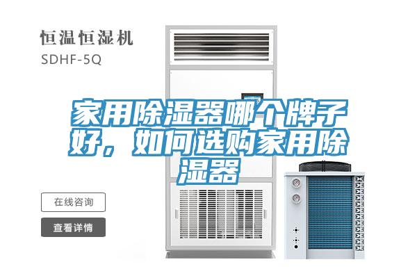 家用除濕器哪個(gè)牌子好，如何選購家用除濕器