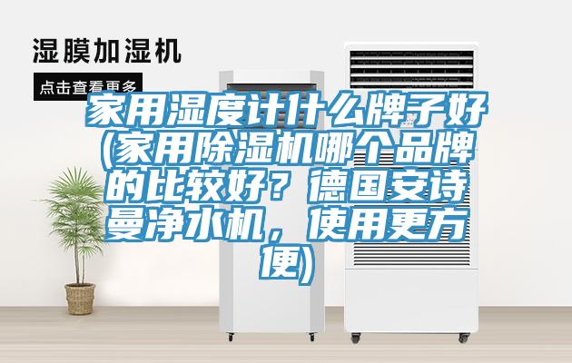 家用濕度計什么牌子好(家用除濕機哪個品牌的比較好？德國安詩曼凈水機，使用更方便)
