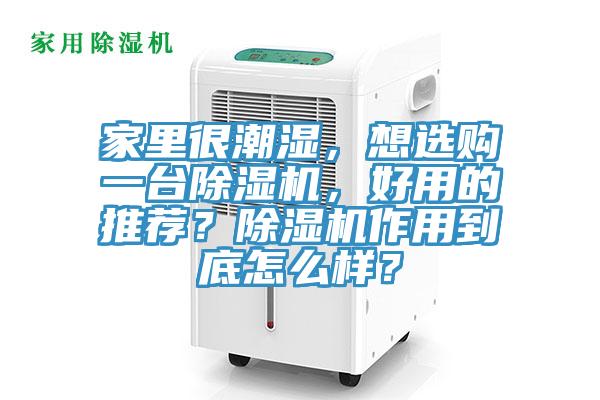 家里很潮濕，想選購一臺除濕機，好用的推薦？除濕機作用到底怎么樣？