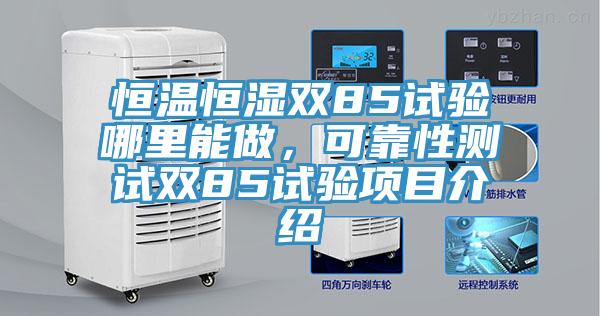 恒溫恒濕雙85試驗(yàn)?zāi)睦锬茏?，可靠性測試雙85試驗(yàn)項(xiàng)目介紹