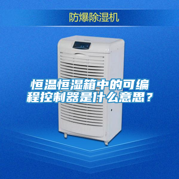 恒溫恒濕箱中的可編程控制器是什么意思？