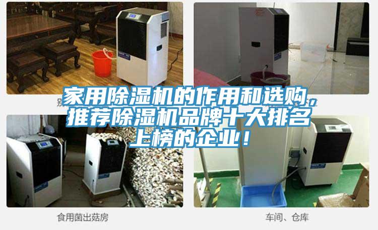 家用除濕機(jī)的作用和選購(gòu)，推薦除濕機(jī)品牌十大排名上榜的企業(yè)！