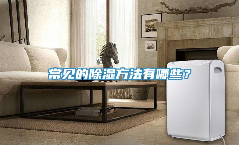 常見的除濕方法有哪些？