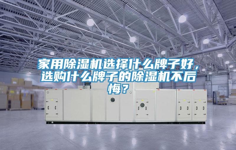 家用除濕機(jī)選擇什么牌子好，選購什么牌子的除濕機(jī)不后悔？