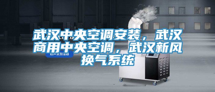 武漢中央空調(diào)安裝，武漢商用中央空調(diào)，武漢新風(fēng)換氣系統(tǒng)
