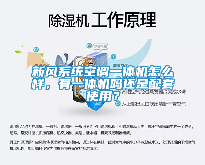 新風系統(tǒng)空調(diào)一體機怎么樣，有一體機嗎還是配套使用？