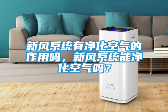 新風(fēng)系統(tǒng)有凈化空氣的作用嗎，新風(fēng)系統(tǒng)能凈化空氣嗎？
