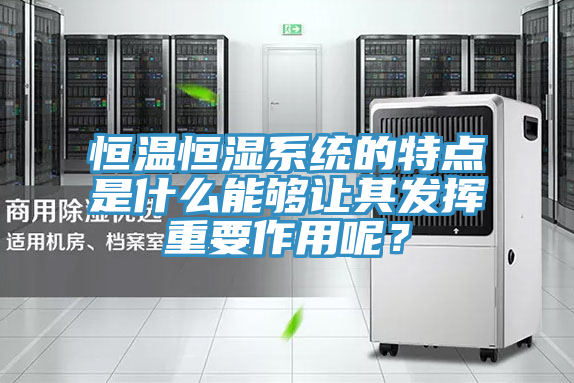 恒溫恒濕系統(tǒng)的特點是什么能夠讓其發(fā)揮重要作用呢？