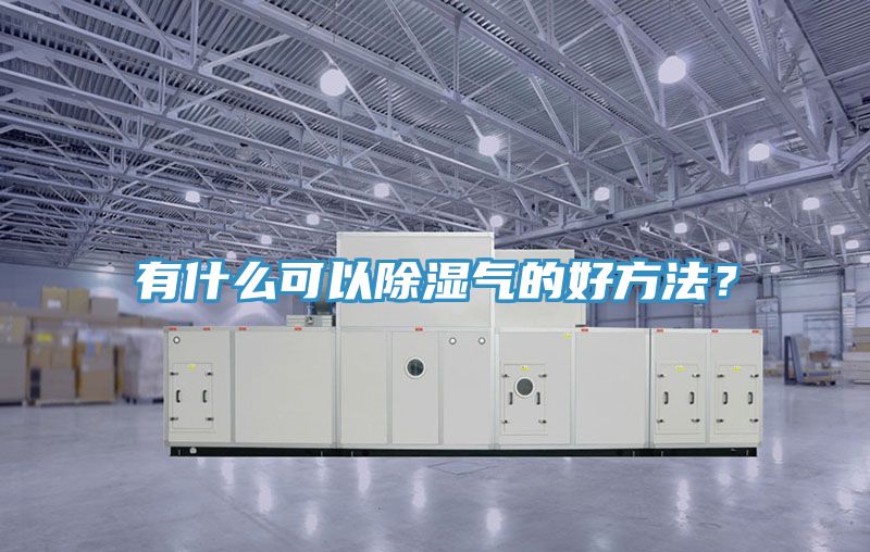 有什么可以除濕氣的好方法？