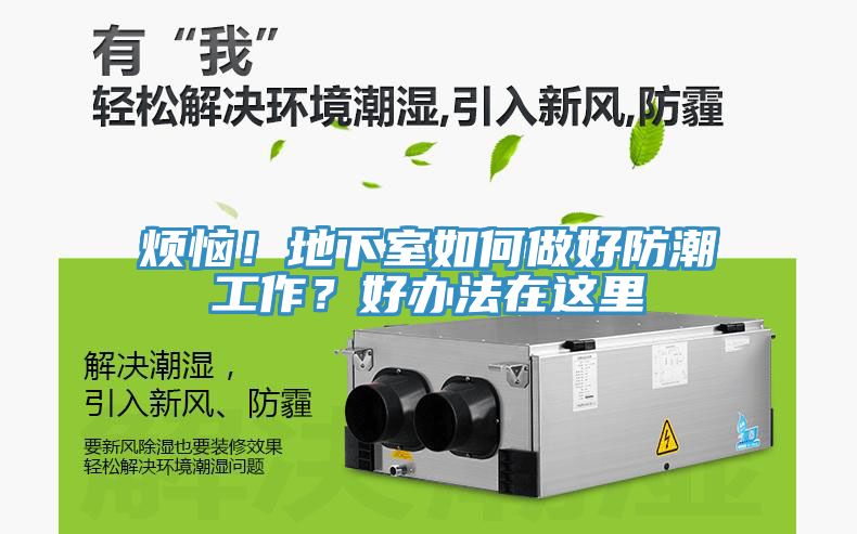 煩惱！地下室如何做好防潮工作？好辦法在這里