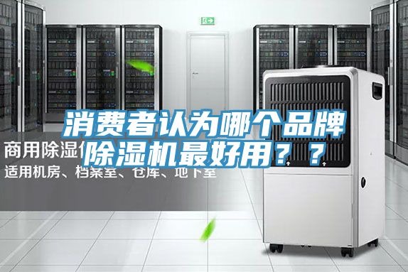 消費者認為哪個品牌除濕機最好用？？