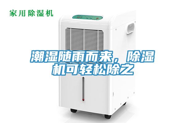 潮濕隨雨而來，除濕機可輕松除之