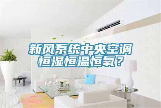 新風(fēng)系統(tǒng)中央空調(diào)恒濕恒溫恒氧？