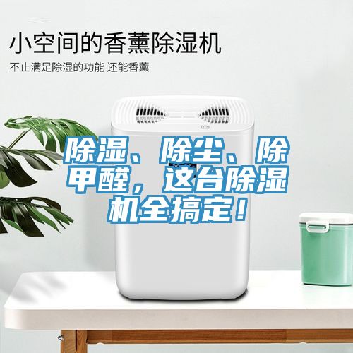 除濕、除塵、除甲醛，這臺除濕機全搞定！