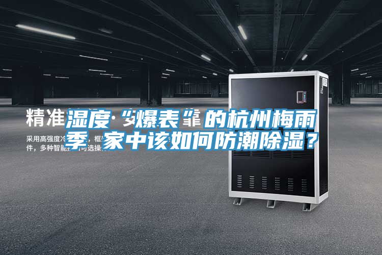 濕度“爆表”的杭州梅雨季 家中該如何防潮除濕？