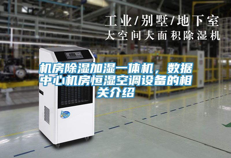 機房除濕加濕一體機，數(shù)據(jù)中心機房恒濕空調(diào)設備的相關介紹
