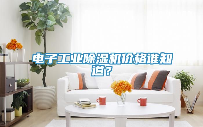 電子工業(yè)除濕機(jī)價格誰知道？