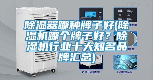 除濕器哪種牌子好(除濕機哪個牌子好？除濕機行業(yè)十大知名品牌匯總)
