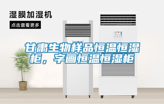 甘肅生物樣品恒溫恒濕柜，字畫恒溫恒濕柜