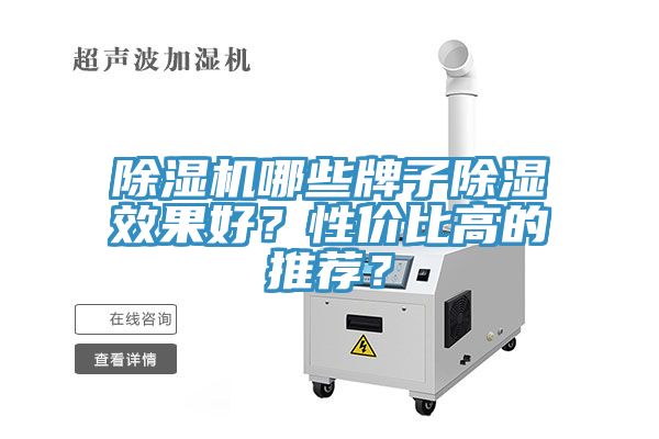 除濕機(jī)哪些牌子除濕效果好？性價比高的推薦？