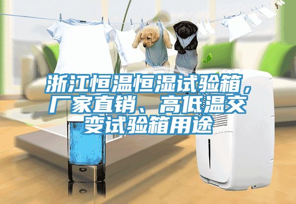 浙江恒溫恒濕試驗箱，廠家直銷、高低溫交變試驗箱用途