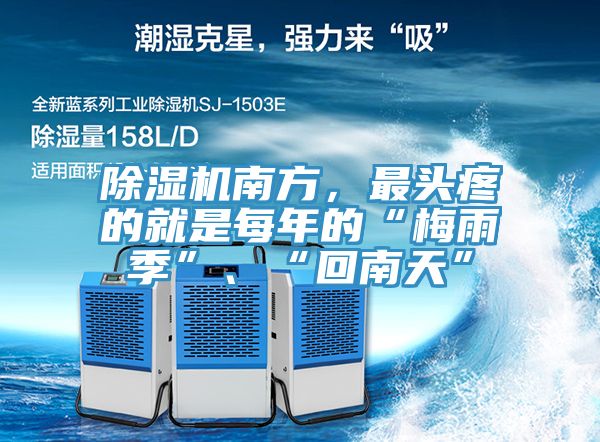 除濕機(jī)南方，最頭疼的就是每年的“梅雨季”、“回南天”