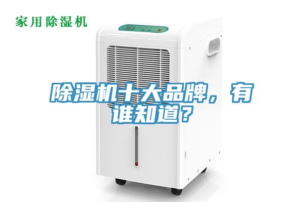 除濕機(jī)十大品牌，有誰(shuí)知道？