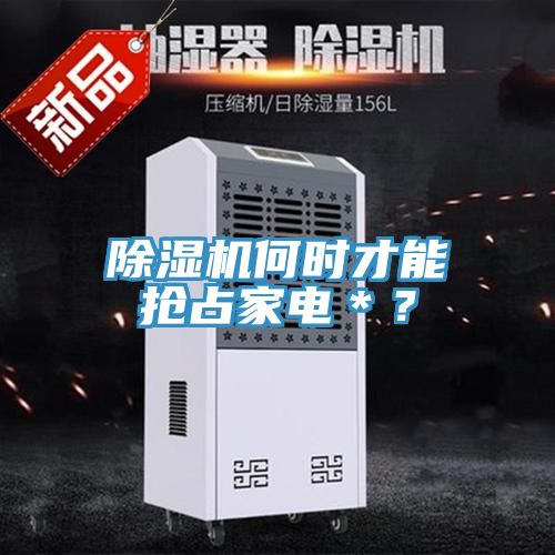 除濕機(jī)何時(shí)才能搶占家電＊？