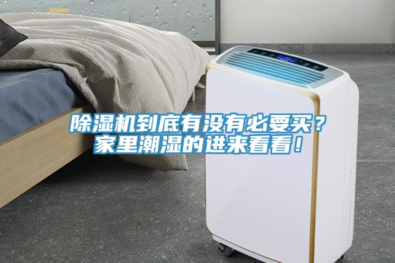除濕機(jī)到底有沒(méi)有必要買(mǎi)？家里潮濕的進(jìn)來(lái)看看！
