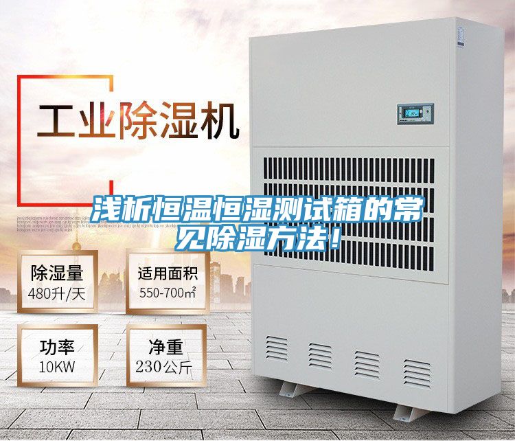 淺析恒溫恒濕測(cè)試箱的常見除濕方法！