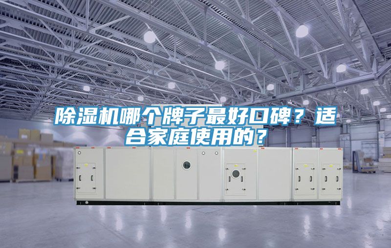除濕機哪個牌子最好口碑？適合家庭使用的？