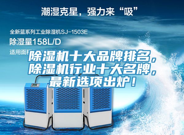 除濕機(jī)十大品牌排名，除濕機(jī)行業(yè)十大名牌，最新選項(xiàng)出爐！