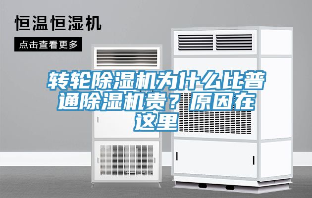 轉(zhuǎn)輪除濕機為什么比普通除濕機貴？原因在這里