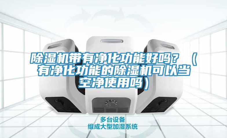 除濕機帶有凈化功能好嗎？（有凈化功能的除濕機可以當空凈使用嗎）