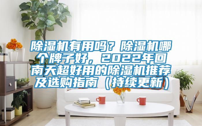 除濕機(jī)有用嗎？除濕機(jī)哪個(gè)牌子好，2022年回南天超好用的除濕機(jī)推薦及選購(gòu)指南（持續(xù)更新）