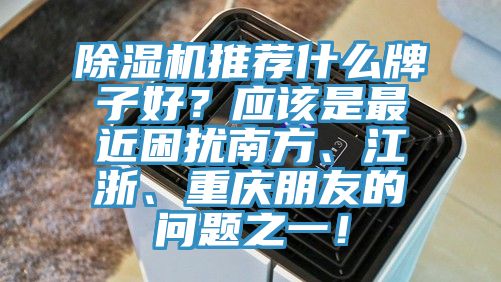 除濕機(jī)推薦什么牌子好？應(yīng)該是最近困擾南方、江浙、重慶朋友的問題之一！