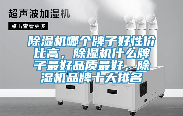 除濕機哪個牌子好性價比高，除濕機什么牌子最好品質(zhì)最好，除濕機品牌十大排名